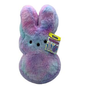 Peeps Reversible Bunny Plush Toy Multicolor Soft Stuffed Animal For Kids NWT 12”